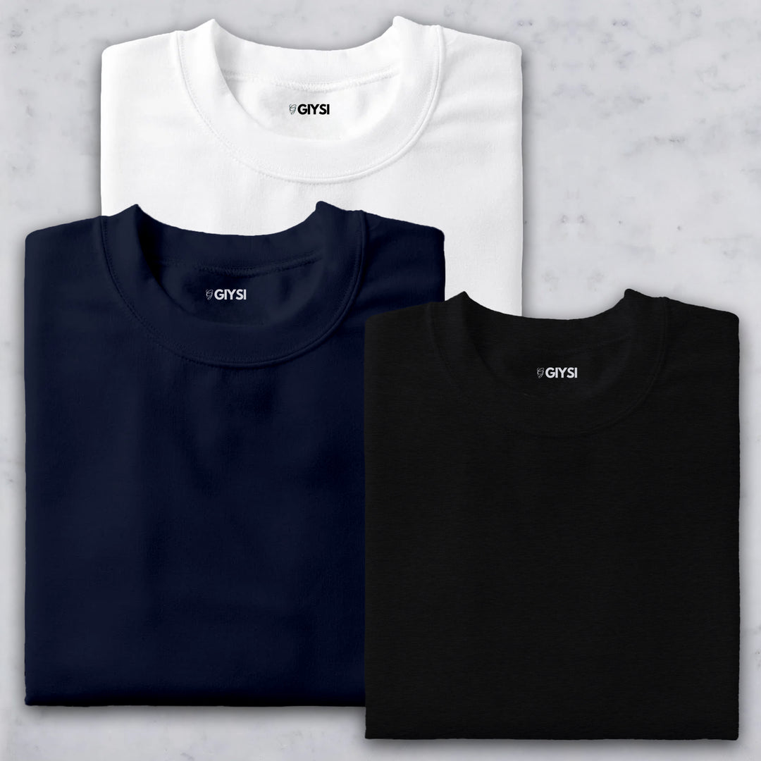 Combo Pack Round Neck T-shirts