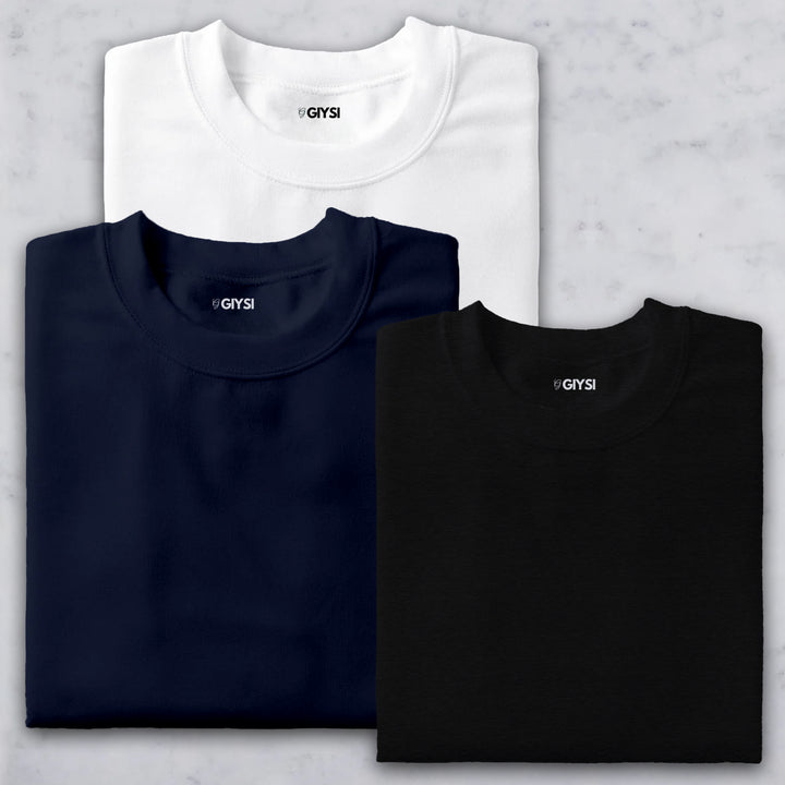 Combo Pack Round Neck T-shirts