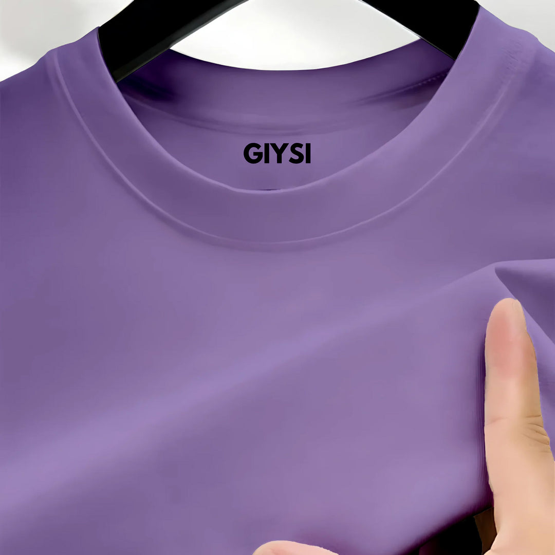 Lilac Round Neck T-shirt