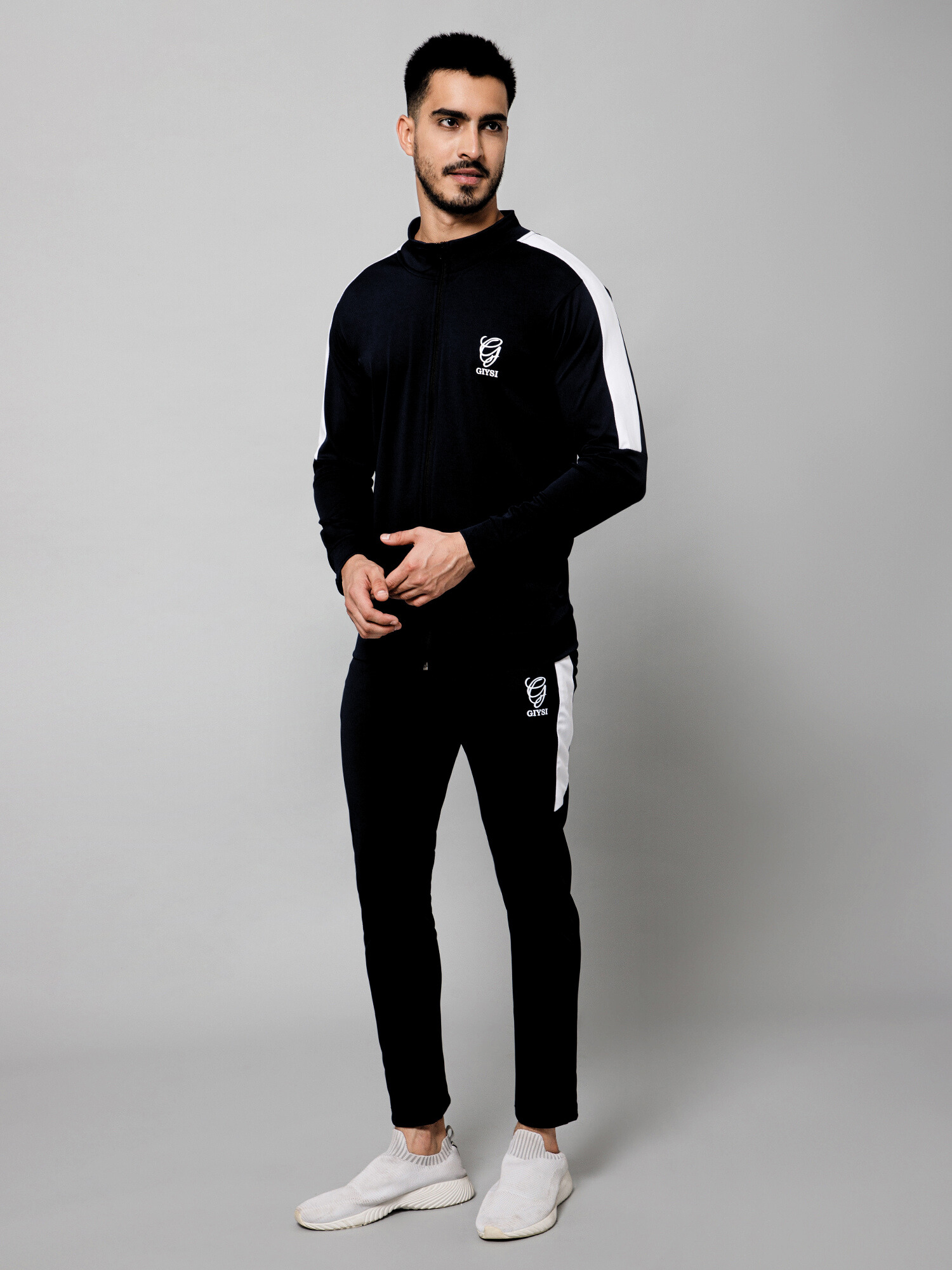 Fusion Lines Black Tracksuit - Main Image