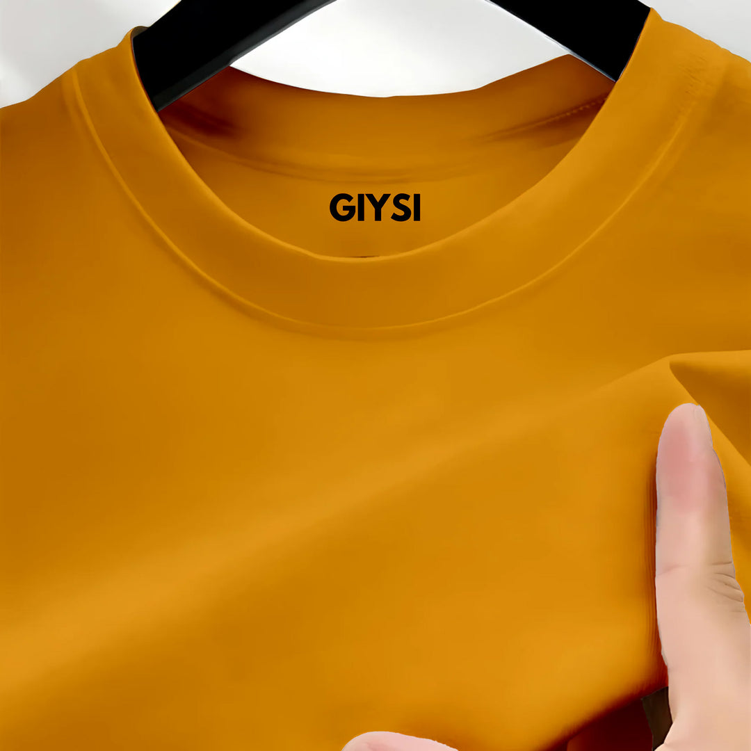 Mustard Round Neck T-shirt