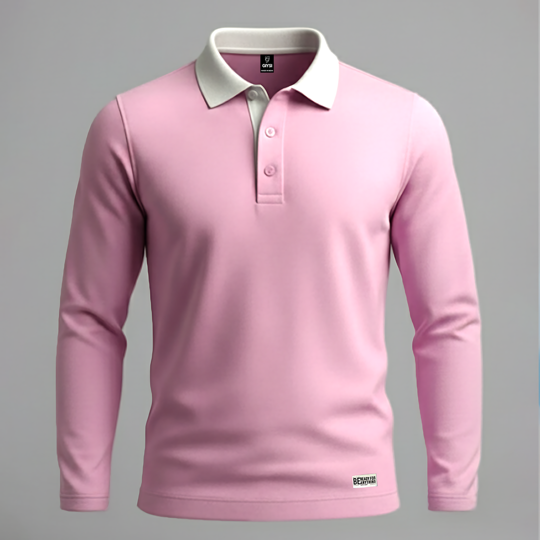 Full sleeves Mauve Collar T-shirt