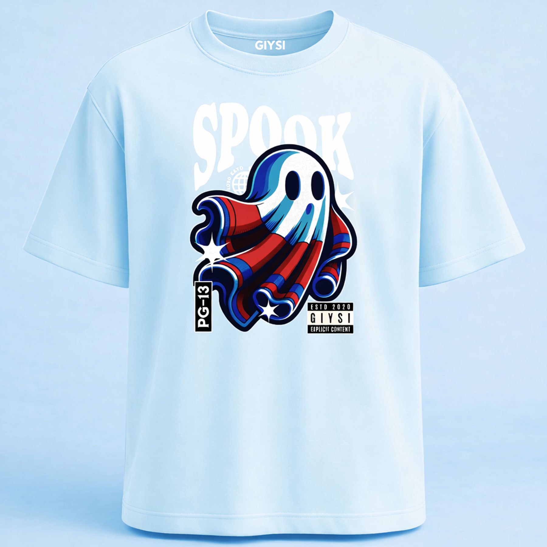 Sky Cotton T-shirt, Shop Oversized T-Shi...