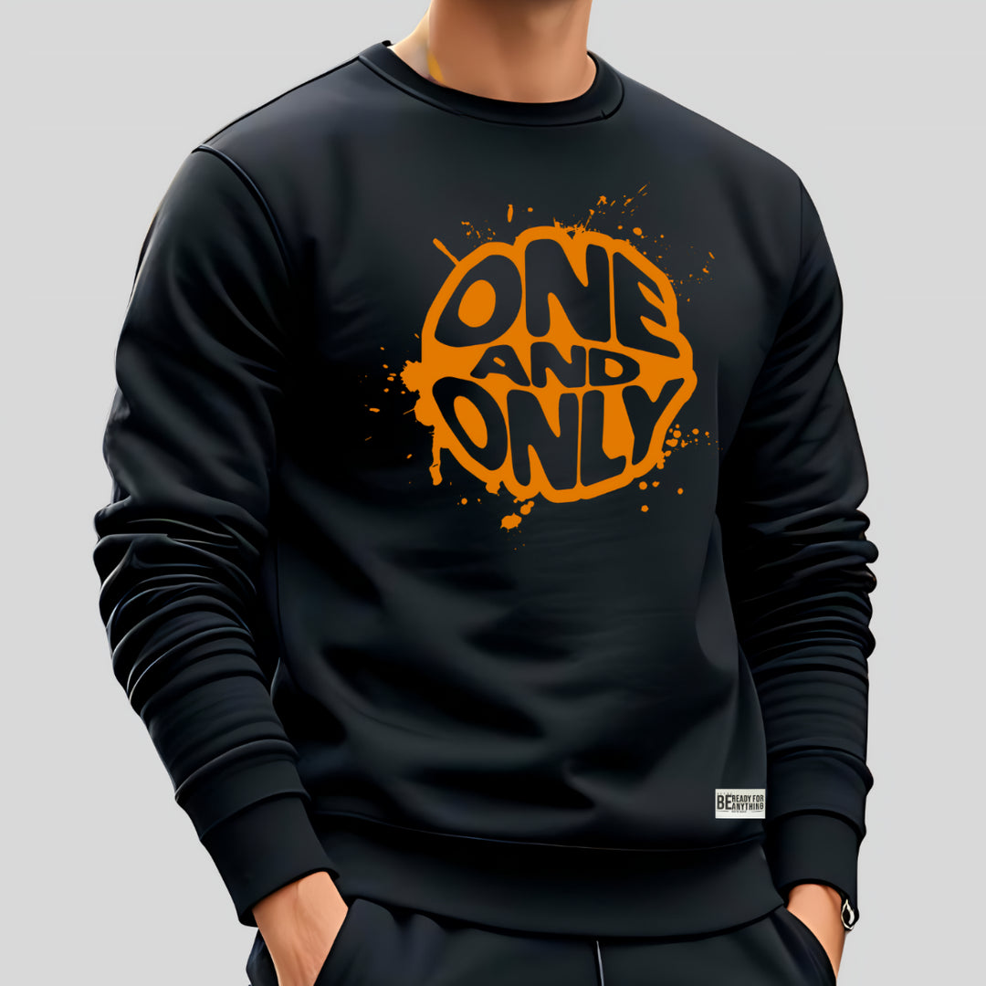 Printed Black Sweatshirt