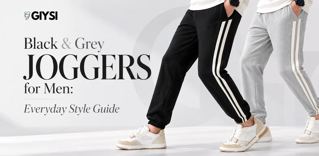 Black & Grey Joggers for Men: Everyday Style Guide