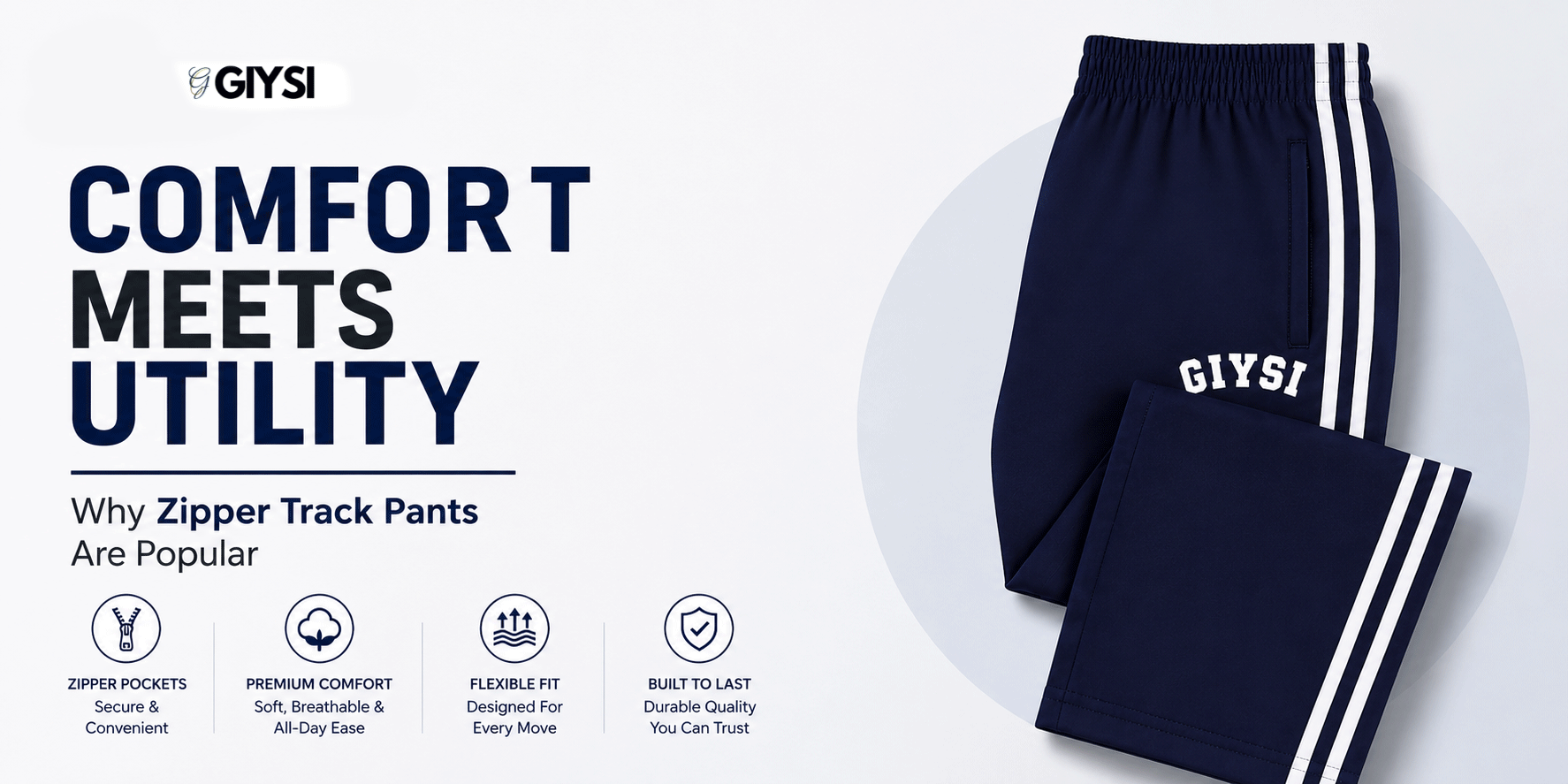 Comfort Meets Utility: Why Zipper Track Pants Are Popular