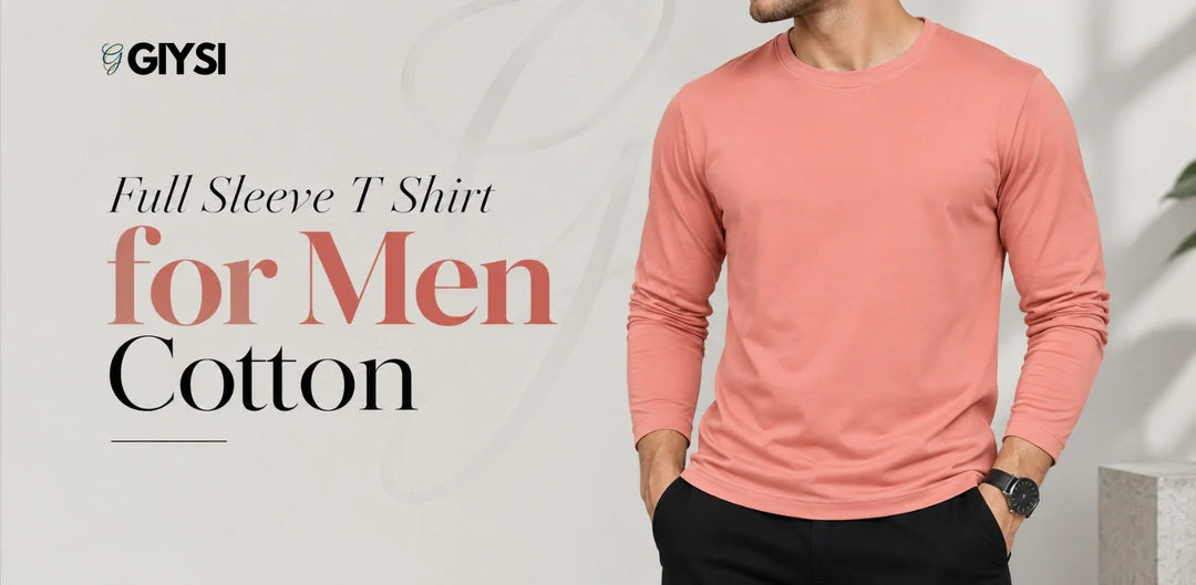 Full Sleeve T Shirt for Men Cotton