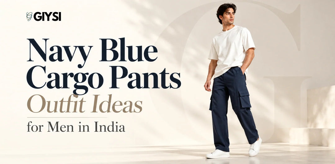 Navy Blue Cargo Pants