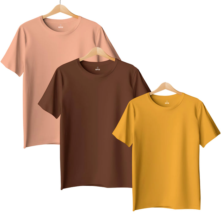 Combo Pack Round Neck T-shirts