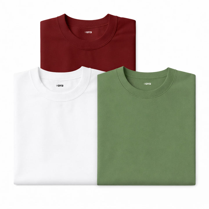 Combo Pack Round Neck T-shirts