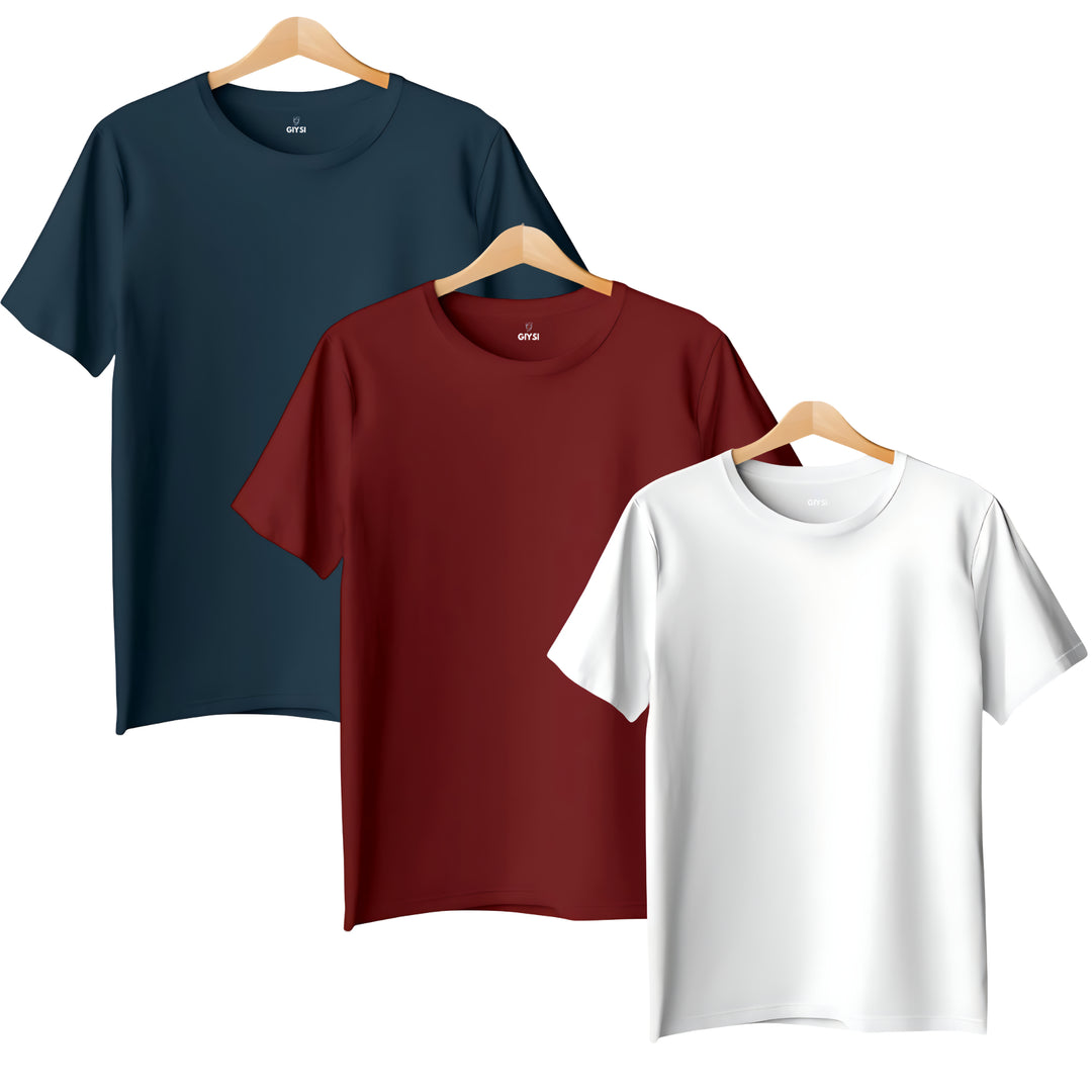 Combo Pack Round Neck T-shirts