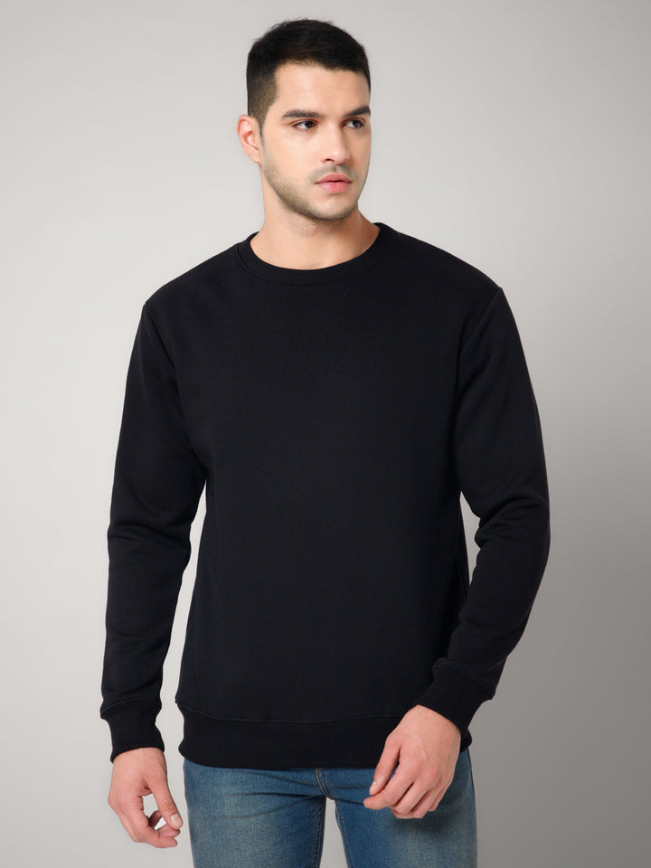 Solid Black Sweatshirt