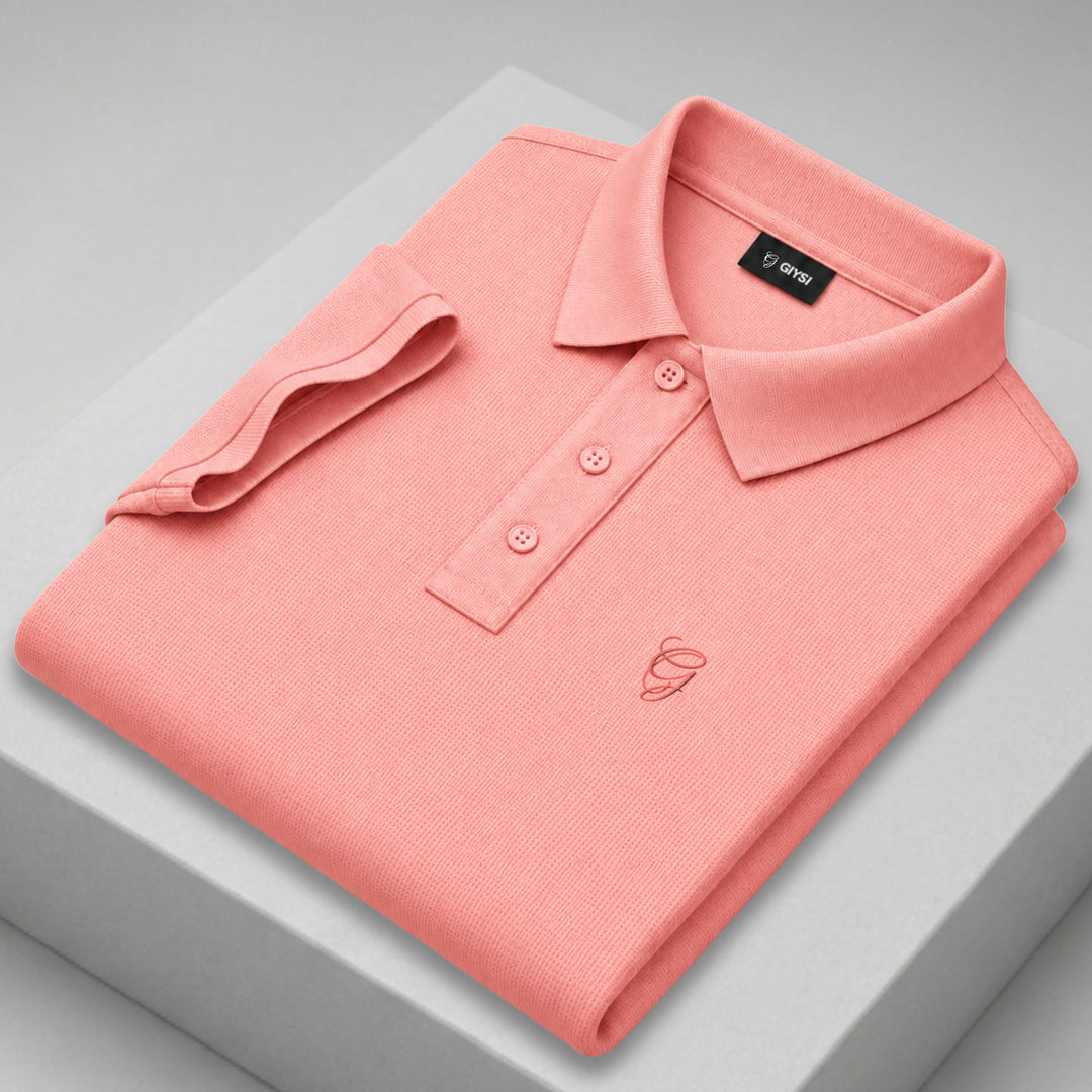 GIYSI Active Polo – Peach