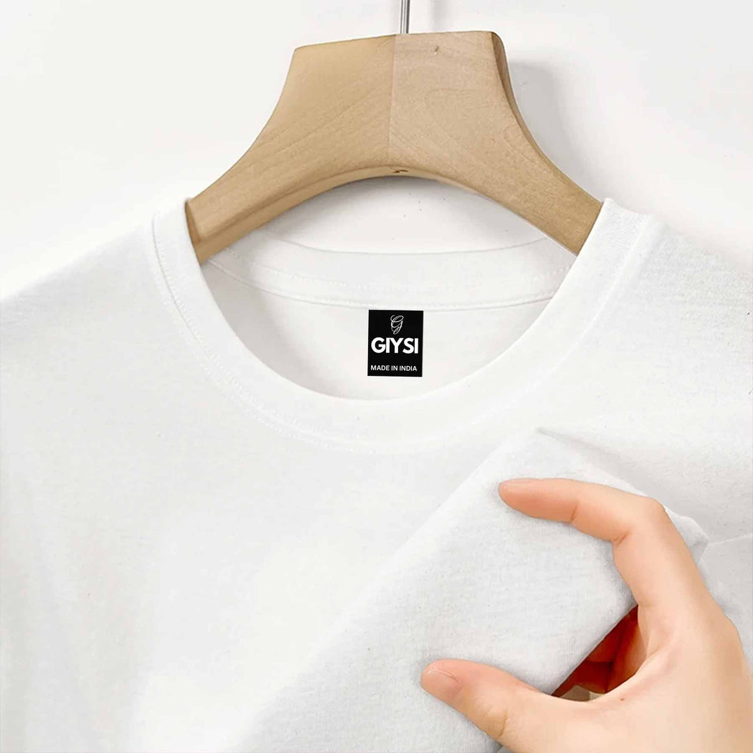 White Round Neck T-shirt