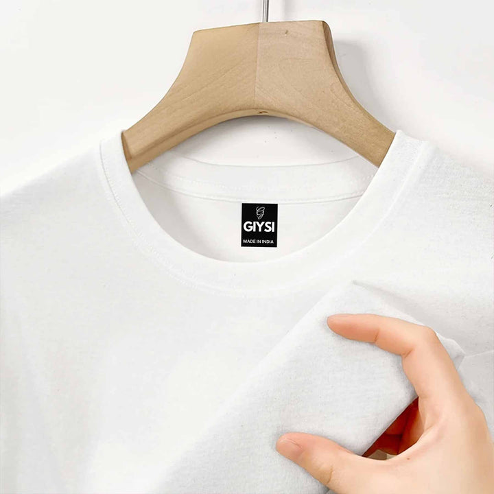 White Round Neck T-shirt