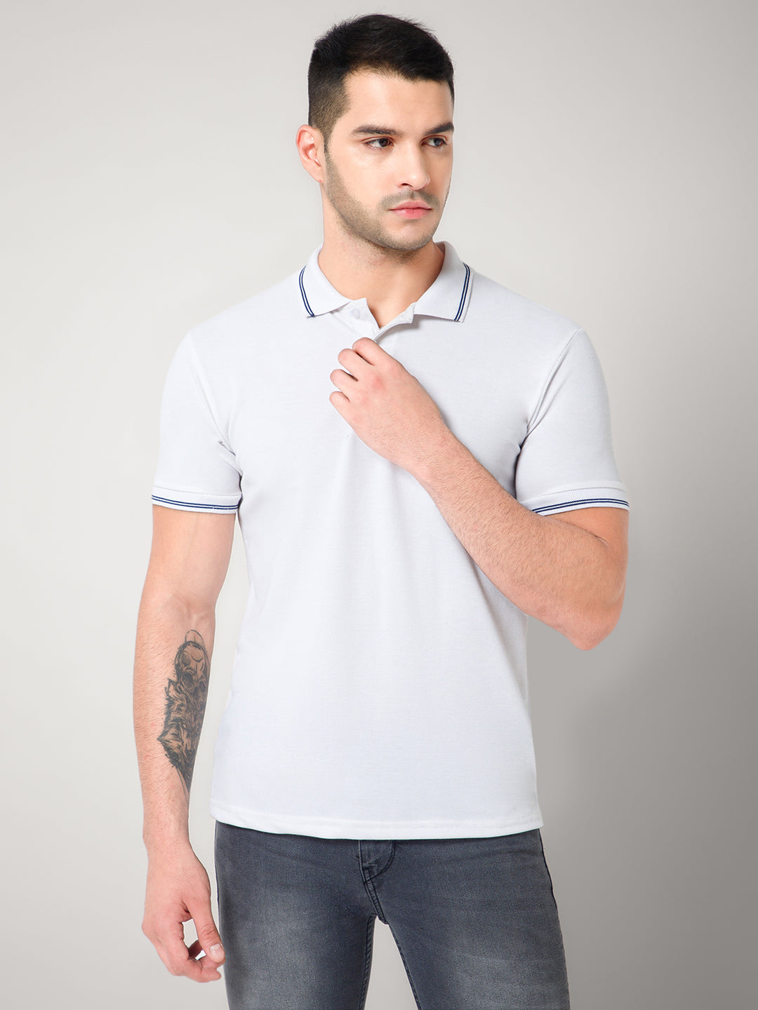 White Polo T-shirt