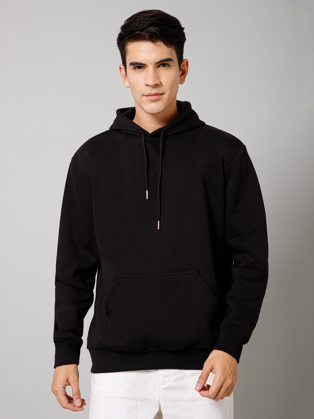 Solid Black Hoodie