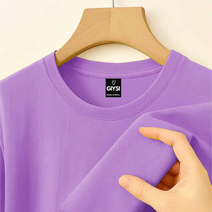 Lilac Round Neck T-shirt
