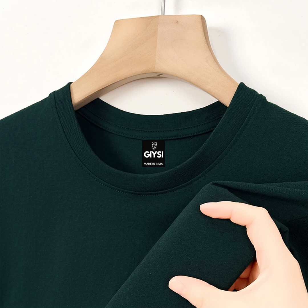 Deep Turquoise Crew Neck T-shirt