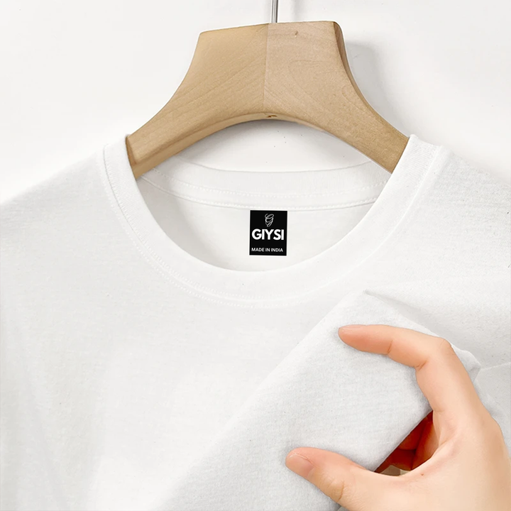 White Round Neck T-shirt