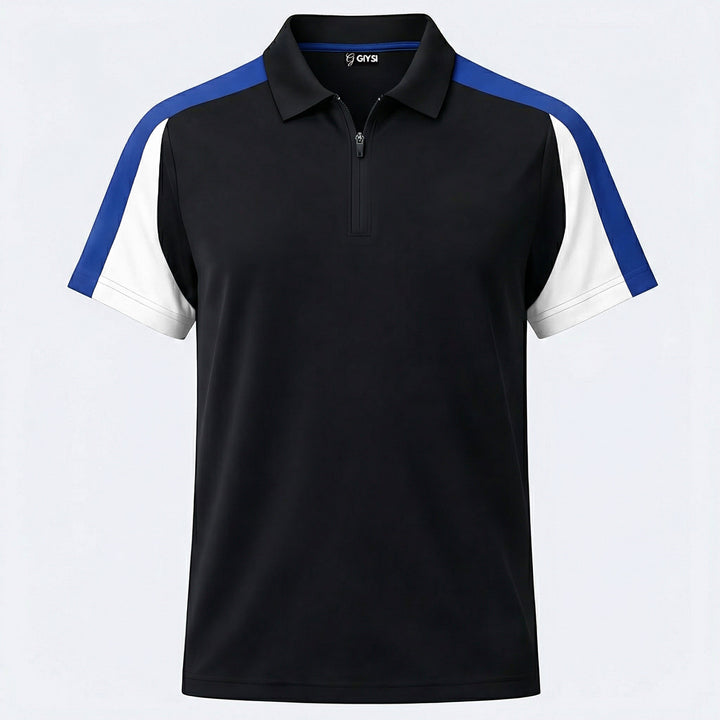 Giysi Colour Block Zip Polo