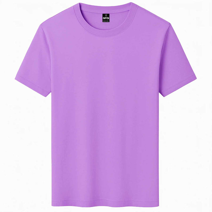 Buy Lilac Round Neck T-shirt