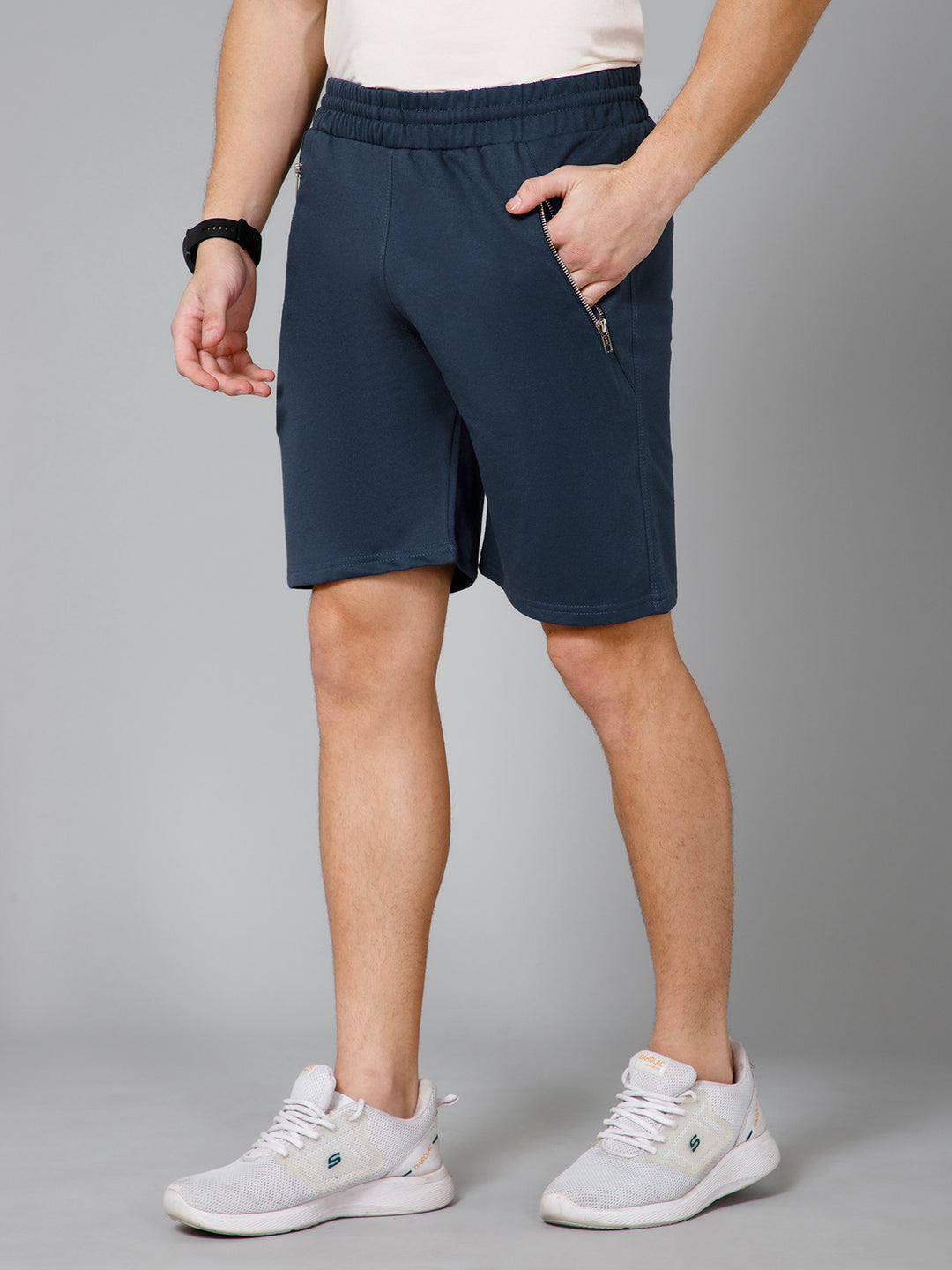 Airforce Zip Pocket Cotton Shorts