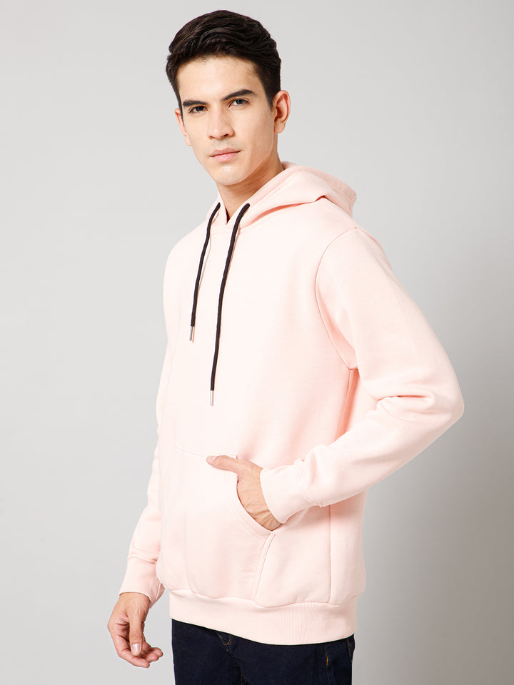 Solid Pastel Pink Hoodie