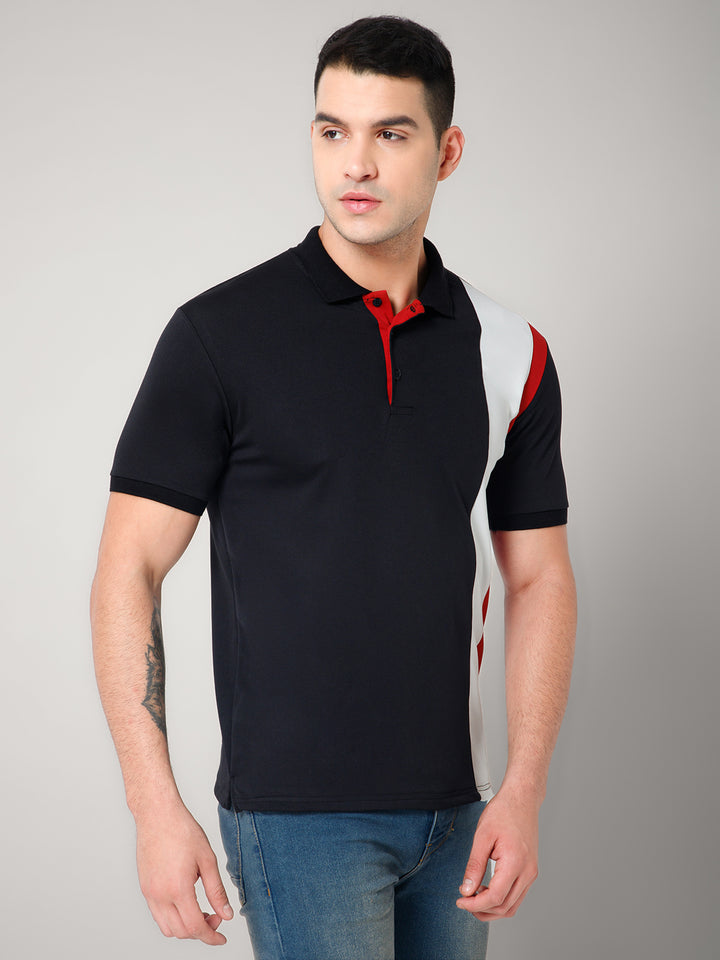 Color Block Polo T-shirt