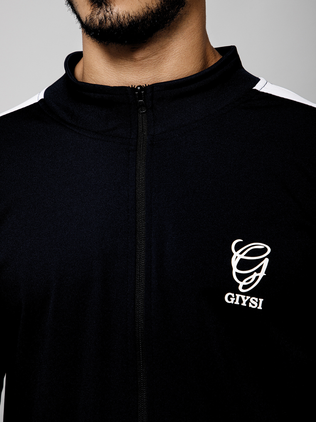 Fusion Lines Black Tracksuit