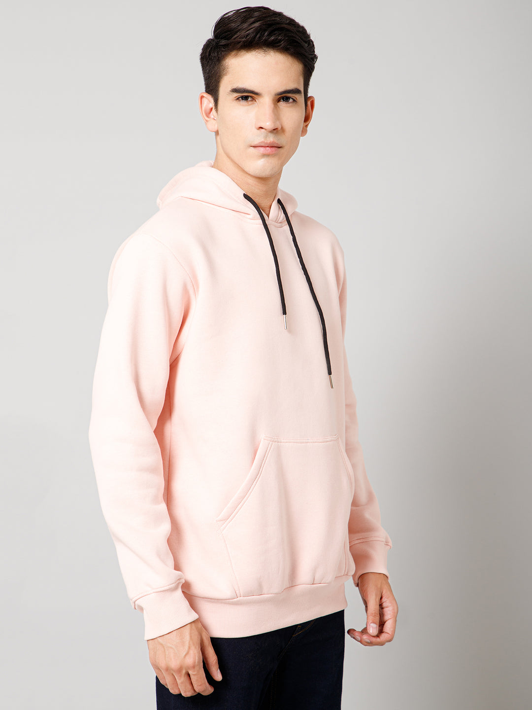 Solid Pastel Pink Hoodie