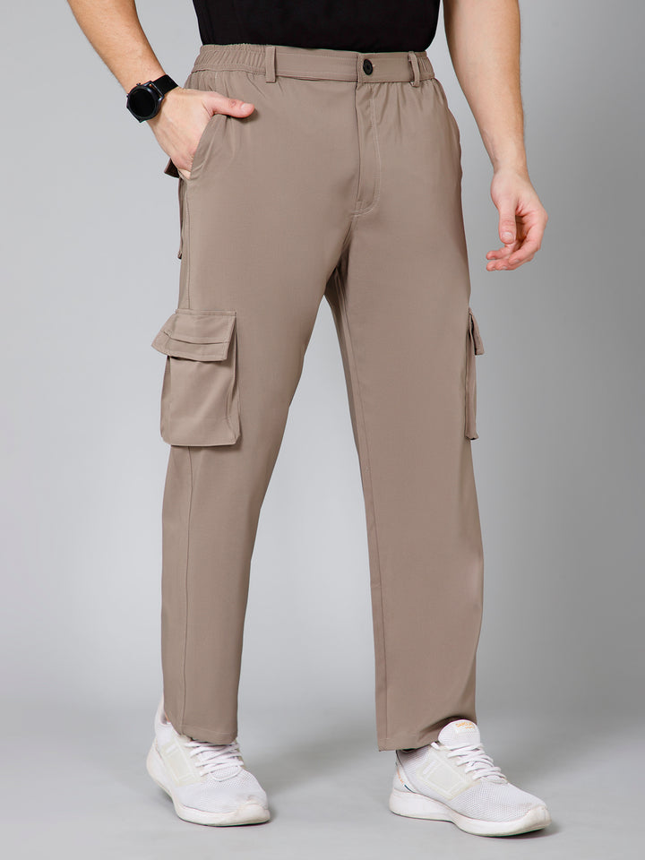 Beige Cargo Pants