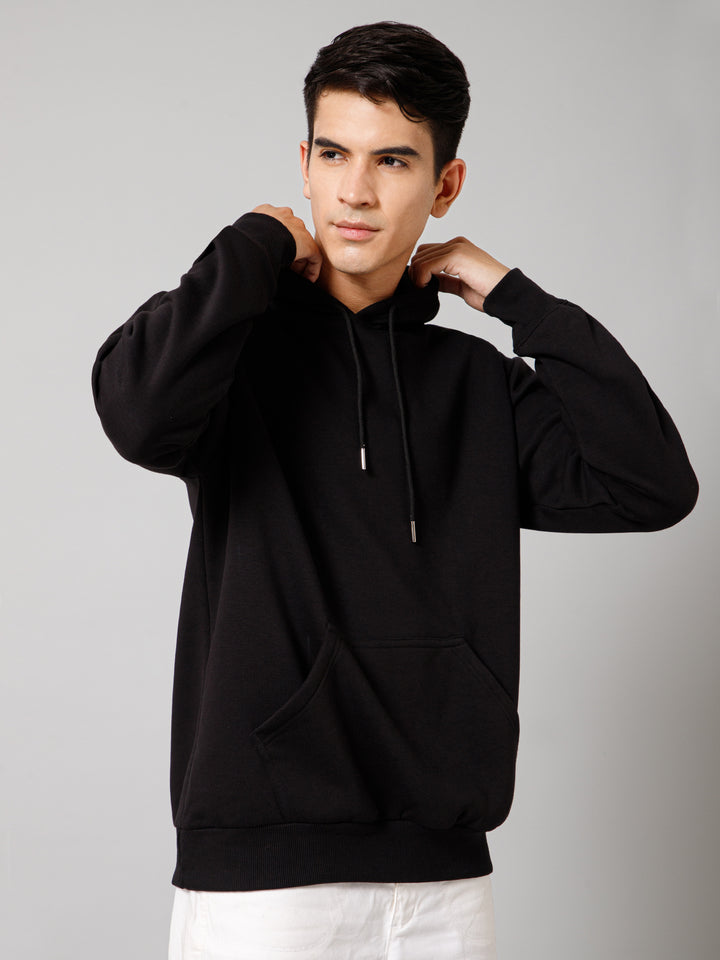 Solid Black Hoodie