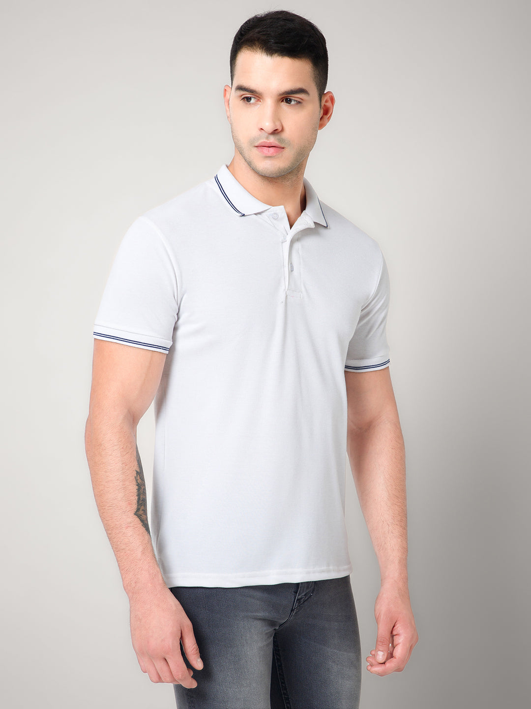 White Polo T-shirt