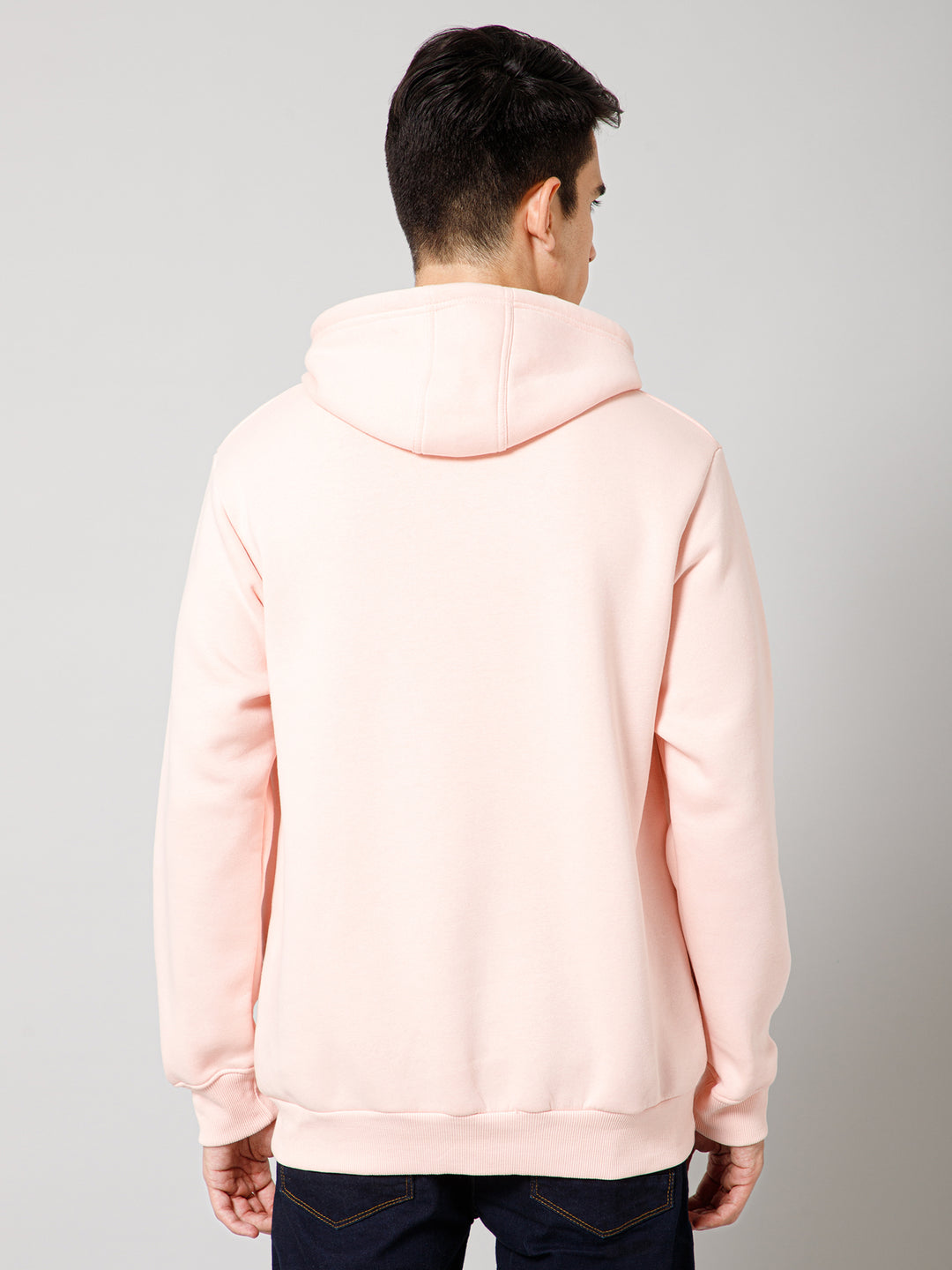 Solid Pastel Pink Hoodie