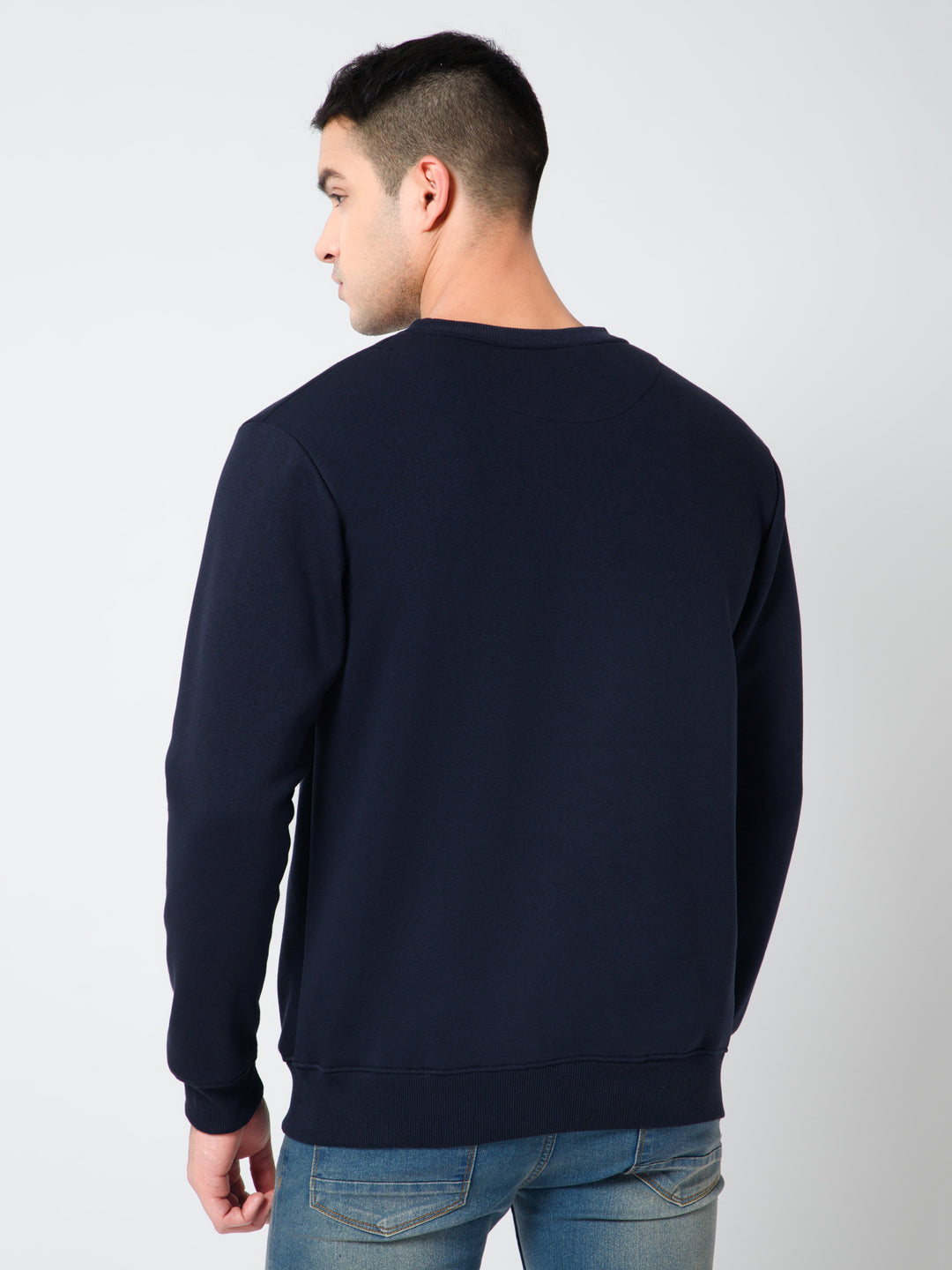 Solid Navy Sweatshirt