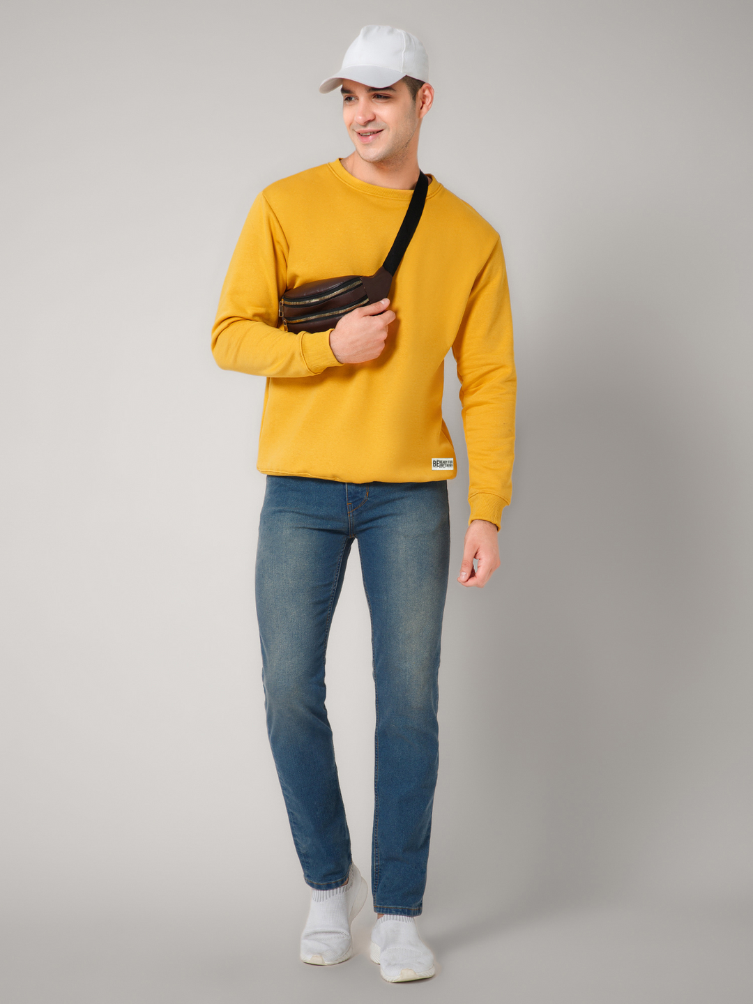 Solid  Mustard Sweatshirt