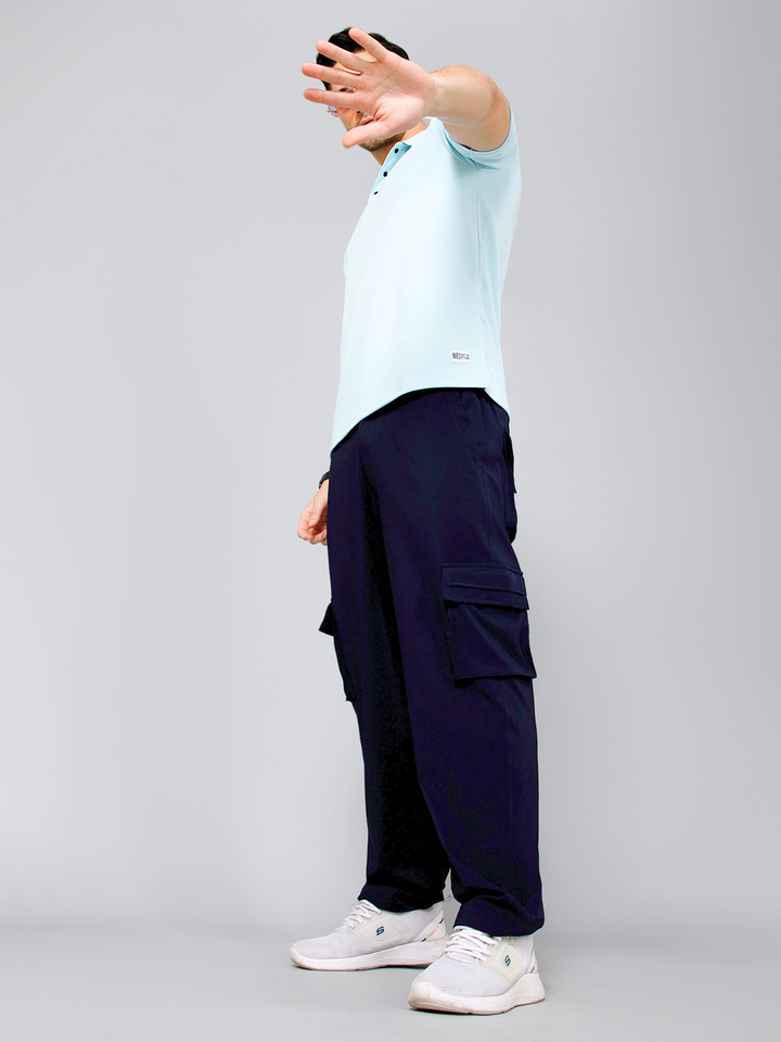 Navy Blue Cargo Pants