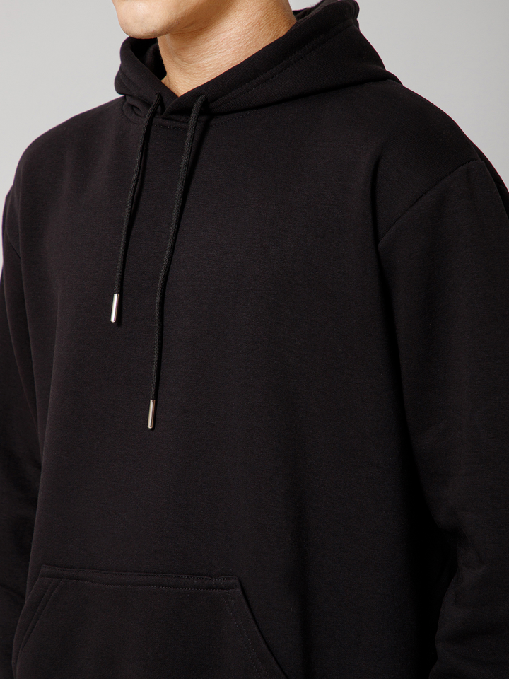 Solid Black Hoodie