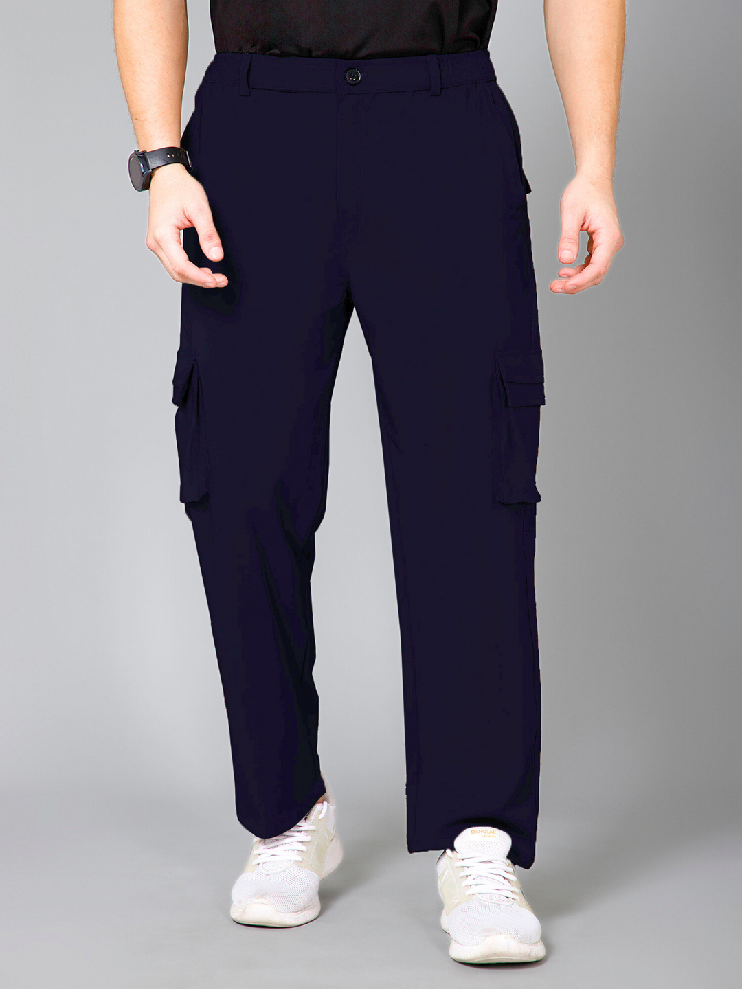 Navy Blue Cargo Pants