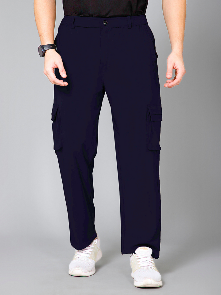 Navy Blue Cargo Pants