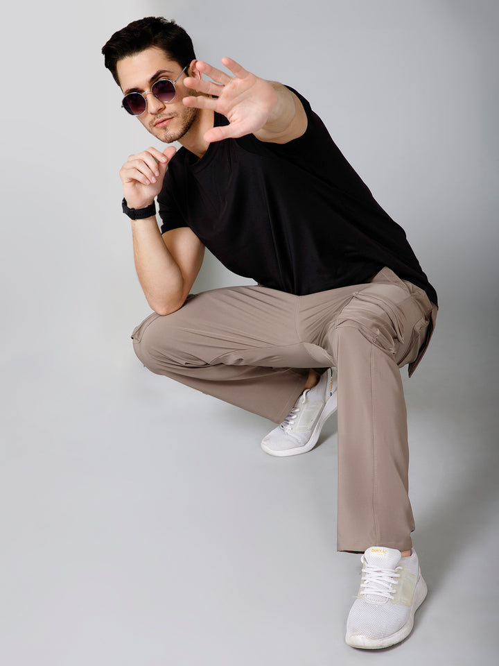 Beige Cargo Pants