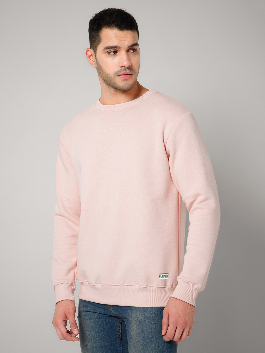 Solid Pink Sweatshirt