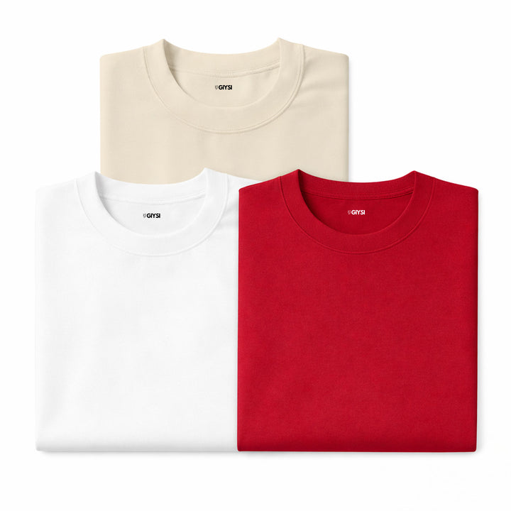 Combo Pack Round Neck T-shirts