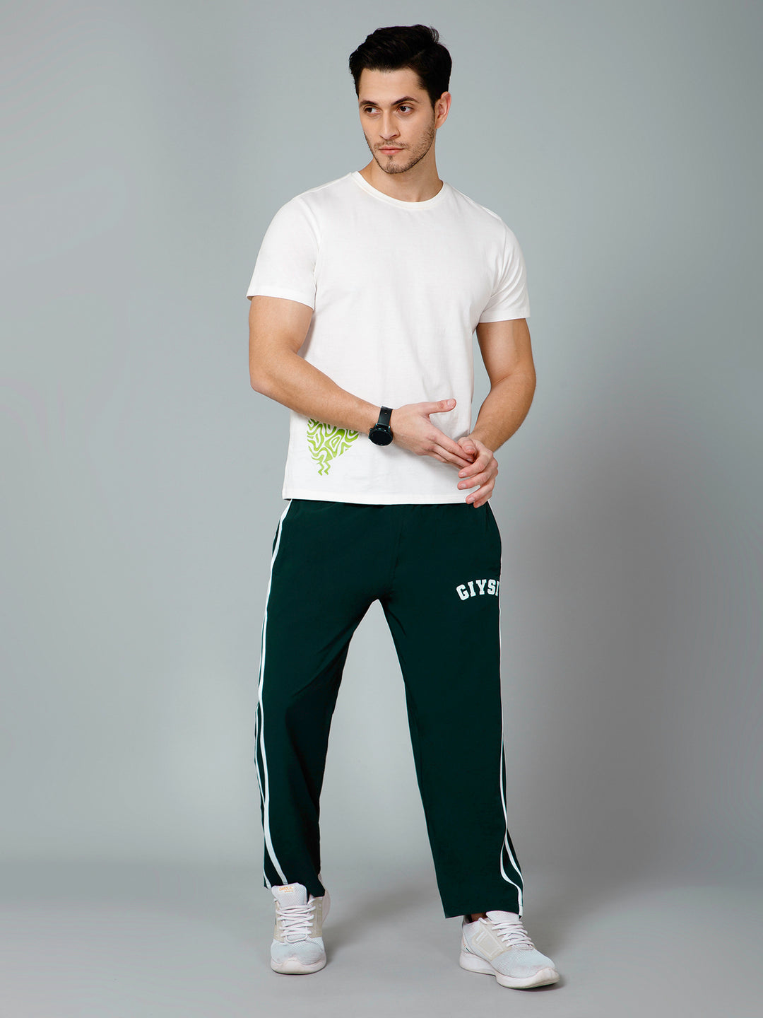 Bottle Green Track Pants