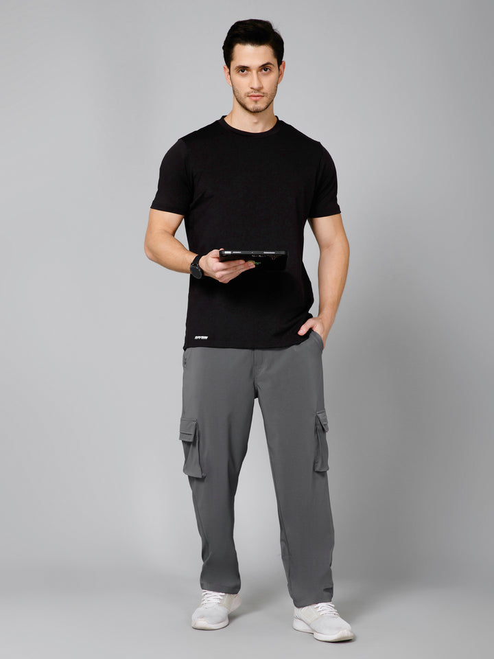 Grey Cargo Pants