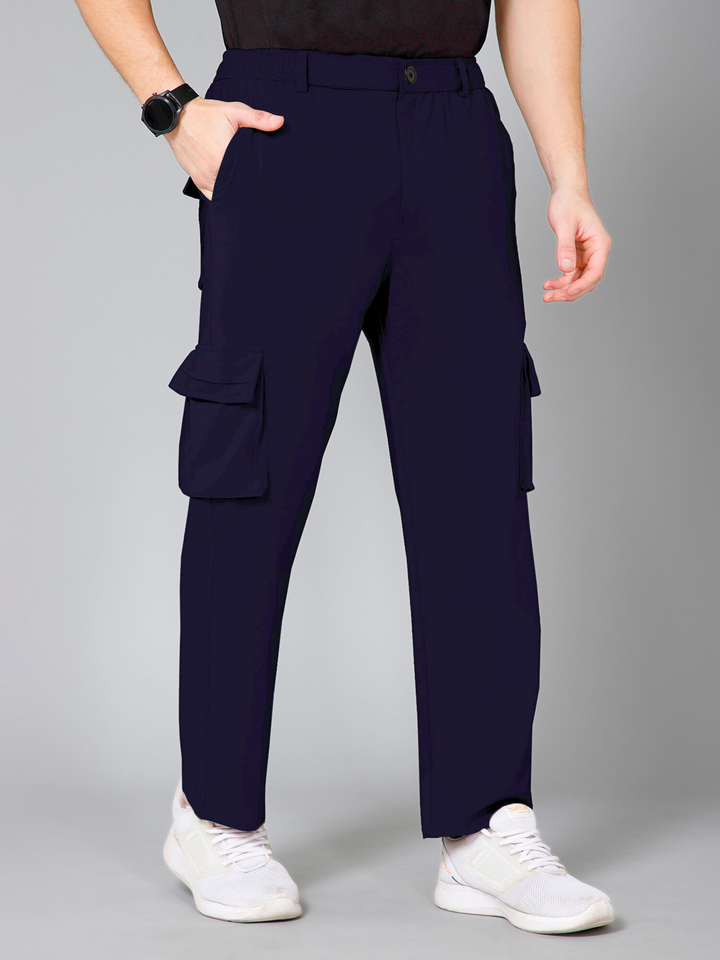 Navy Blue Cargo Pants