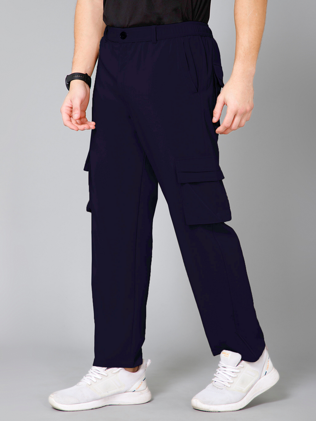 Navy Blue Cargo Pants