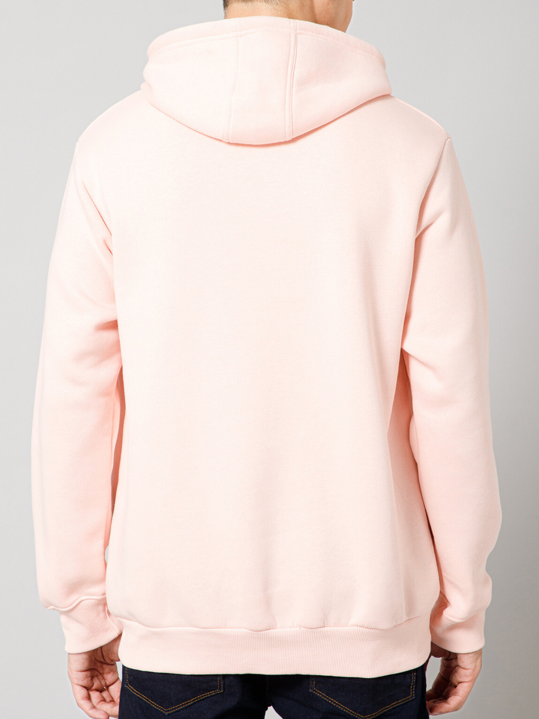 Solid Pastel Pink Hoodie