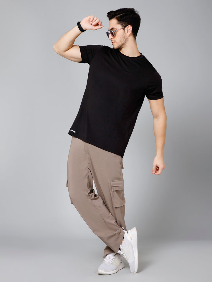 Beige Cargo Pants